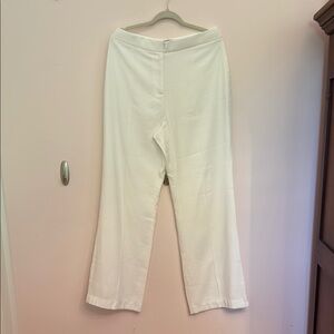 Elegant White Wide-Leg Pants